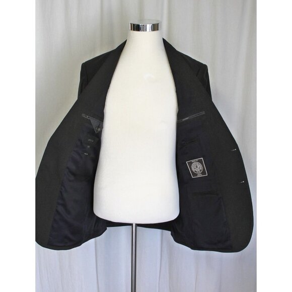 J Crew Sample Ludlow Suit Jacket In American Wool Dark Brown 40R NWOT - Picture 4 of 8